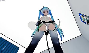 Giantess Miku POV Roleplay: Trampling and Feet Fun