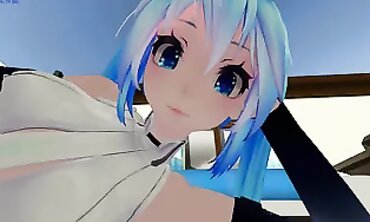 Giantess Miku POV Roleplay: Trampling and Feet Fun