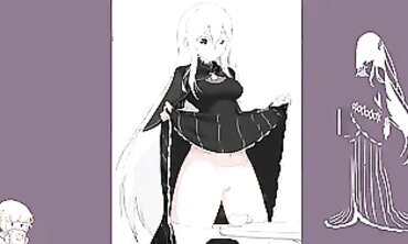 Echidna Re:Zero Animated Hentai Slideshow