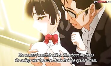 Brunette Student Gets Nailed by Stepdad Professor