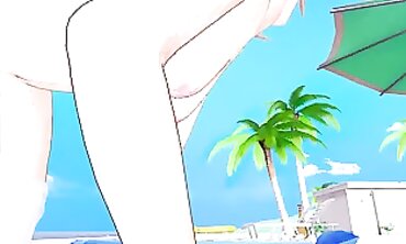 Barbara Genshin Impact 3D Hentai: Outdoor Blowjob & Creampie