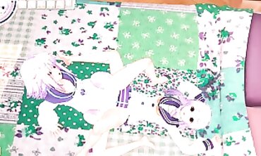 3D Yuri: Neptunia and Nepgear Cosplay Lesbian Sex