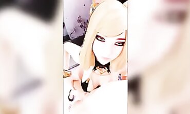 Ahri Cosplay Bombshell Korean Fox Girl Gets Humped