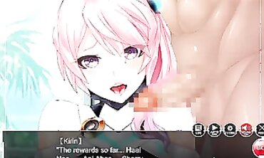 Kirin Hiyama's Gauze Orgy in Taimanin Asagi Battle Arena