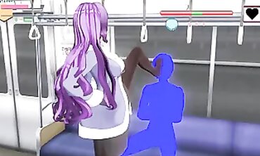 Reverse Ryona Battle: Femdom Foot Trampling & Stomping Fetish