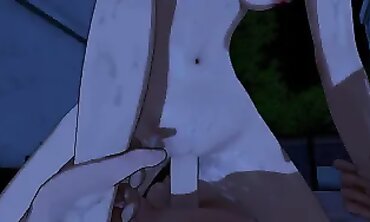 Fischl Genshin Impact 3D Animated Blowjob and Creampie