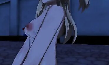 Fischl Genshin Impact 3D Animated Blowjob and Creampie