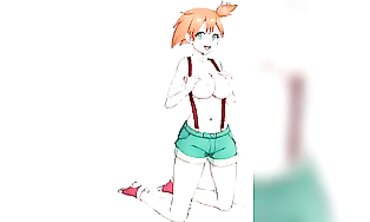 Busty Brunette Lesbian Hentai Compilation