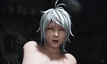 3D Anime Facehuggers: Monster Fetish Blowjob & Anal