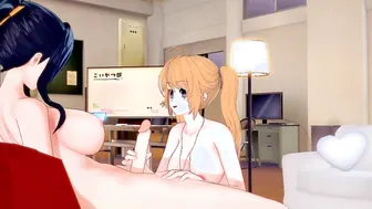 Futa Akeno Seduces Irina in Uncensored 3D Hentai