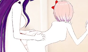 Futa Yuri x Monika DDLC 3D Toon