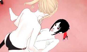 Ai Hayasaka Licks and Pummels Kaguya Shinomiya in War