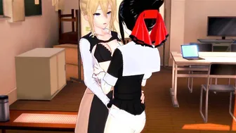 Ai Hayasaka Licks and Pummels Kaguya Shinomiya in War