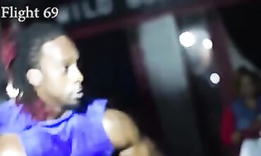 Ebony MILF Celebrates Divorce With Public Lesbian Orgy
