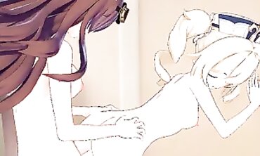 Futanari Gamer Girl's POV - Amateur Cosplay Pornstar Barbaras3D & Futakuma Animation