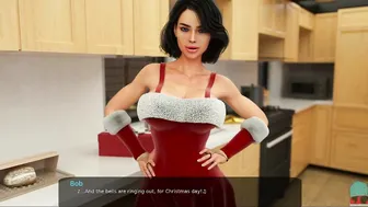 POV: Naughty MILF Mommy's Christmas Dream with Stepdaughter