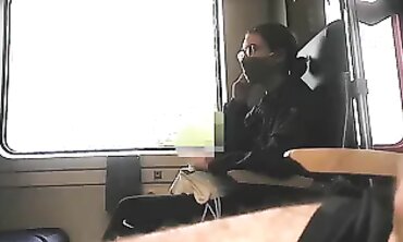 Love Teaches: Brunette College Mature Small Tits Train