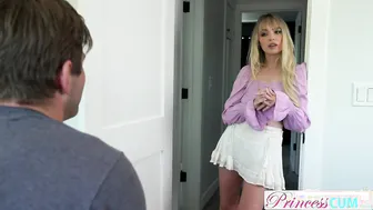 POV: Rough Blowjob And Creampie With Psycho Step-Sis Lilly Bell