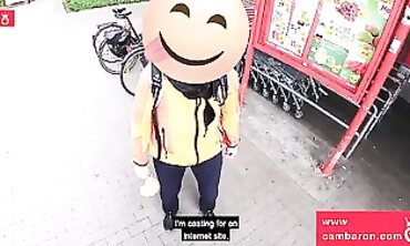 Dirty Priscilla Gets an Outdoor Blowjob POV