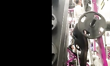 Latina Nice Shows Off Her Tight Ass While Working Out At The Gym
