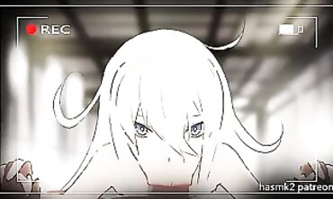 浪漫动漫MMD：甜蜜亲吻与激情口交