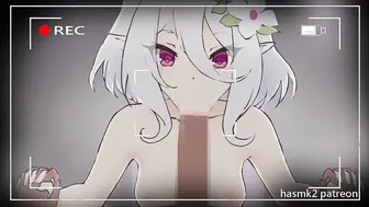 浪漫动漫MMD：甜蜜亲吻与激情口交
