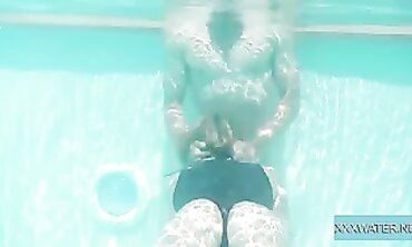 Hot Marcie Takes a Long Blowjob by the Pool