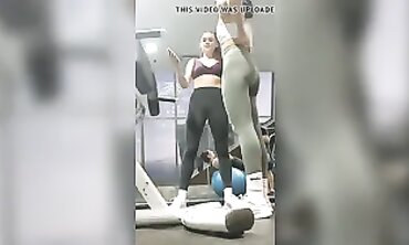 Gym Bunnies Show Off Adorable Downblouse Views