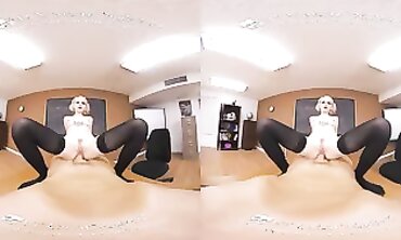 Petite Blonde Lola Fae Gets Anal and Blowjob in VR