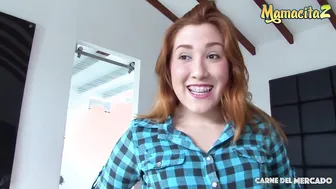 Redhead Kendra Kay Takes Double Interracial Penetration