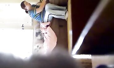 Voyeur Mature Woman Humping and Masturbating on Sofa