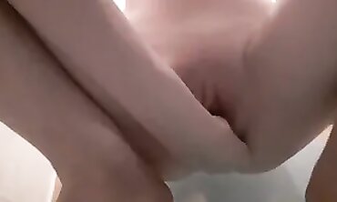 POV Milf Quick Shower Orgasm