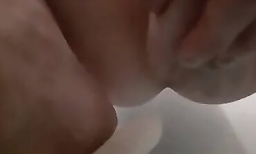 POV Milf Quick Shower Orgasm