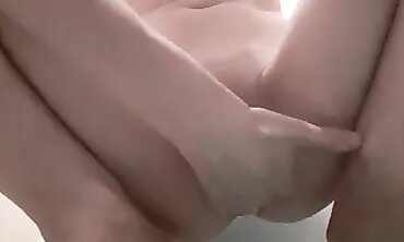 POV Milf Quick Shower Orgasm