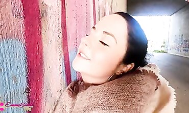 Emma Gives a Wild Outdoor Blowjob