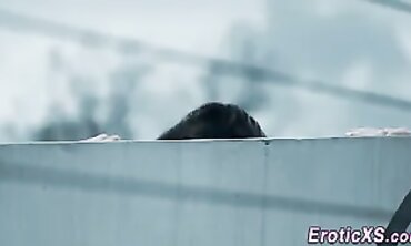 Legal Babe Gets Eaten and Rides Dick for a Cumshot