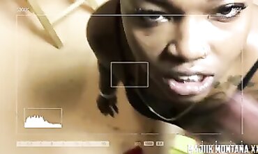 Majiik Montana Takes a Thick POV Blowjob and Creampie