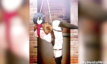 Attack on Titan Hentai Compilation: Rough Sex & Squirting