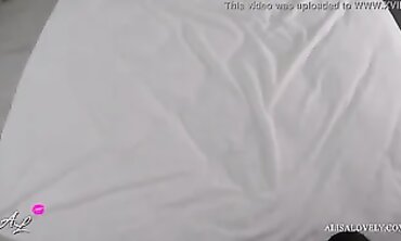 Hot MILF in Lingerie Gives POV Blowjob with Facial Finish