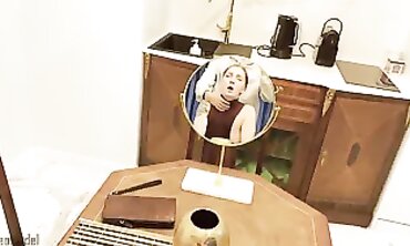 Sultry Redhead KleoModel Gets a Lengthy Facial in POV Doggystyle