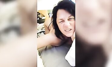 Naughty Brunette MILF Mommy Gets Wild