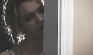 Blonde Babysitter Spies on Lovers Romping