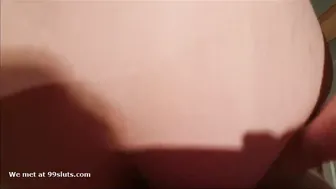 Hairy Pussy Gets Fucked With a Dildo While Wearing Nipple Clips