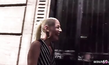 German Scout: Yelena Vera Caught in Rough Street Sex