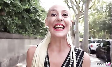 German Scout: Yelena Vera Caught in Rough Street Sex
