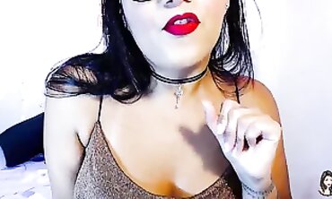 CEI Guided Handjob: Licking and Munching His Own Cum