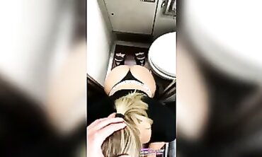 Quickies Aboard Train - German Amateur Couple Fucked in Public