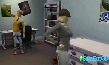 Sims 4: Busty MILF Takes Care of Her Stepson