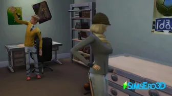 Sims 4: Busty MILF Takes Care of Her Stepson