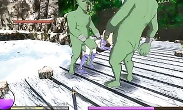 Gisele the Elf Knight: 3D Toon Gameplay Threesome
